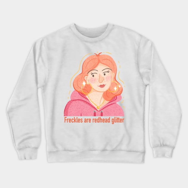 Redhead girl Crewneck Sweatshirt by Karla-Kiky